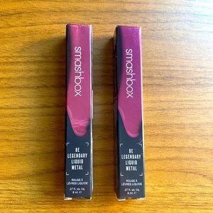 Smashbox Liquid Metal Rouge 2 pcs NIB